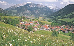 Blick auf Vorderhindelang Blick auf Vorderhindelang