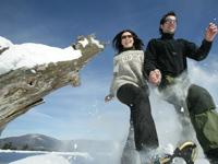 Winterangebote und Winterpauschalen im Bayerischen Wald: Schneeschuhwanderer