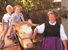 People in the Hass Mountains