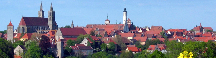 Romantic Franconia: Townscape of Rothenburg ob der Tauber