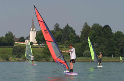 Surfen auf dem Chiemsee