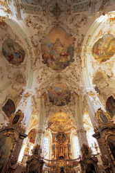 Wallfahrtskirche Kloster Andechs Innenansicht (Copyright Kloster Andechs, Foto Thomas Schmid)