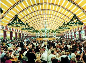 Oktoberfestzelt Innenansicht Oktoberfestzelt Innenansicht