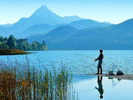 Urlaub im Allgäu: Angeln am Weissensee