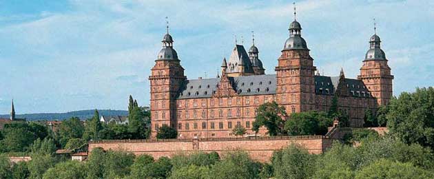 Schlösser und Gärten in Bayern: Aschaffenburg Schloss Johannisburg