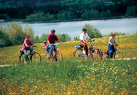 Radwanderwege in Bayern