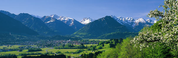 Blick auf Obersdorf