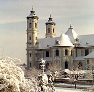 Basilika Ottobeuren im Winter