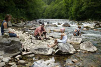 Erfrischung am Fluss Vils