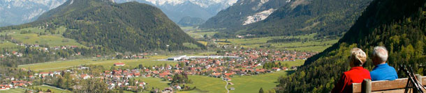 Herrlicher Blick aufs Pfrontener Tal