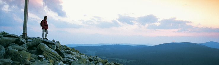 Landschaft an der Glasstraße : Am Lusen, Bayerischer Wald