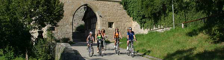 Radwege, Radtouren und Radwanderwege in Mittelfranken