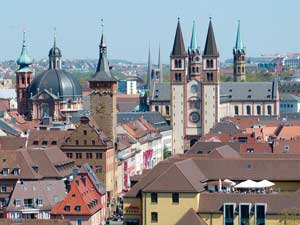 Blick auf Würzburg