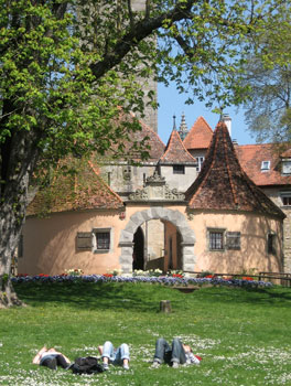 Burgtor in Rothenburg ob der Tauber