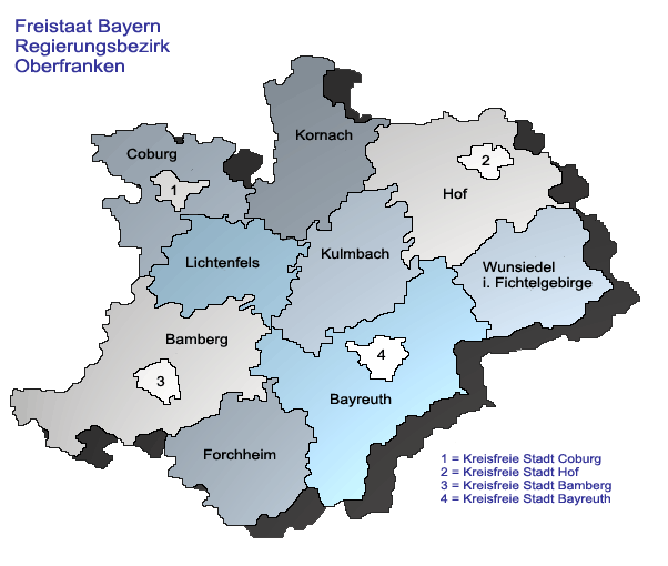 Regierungsbezirk Oberfranken