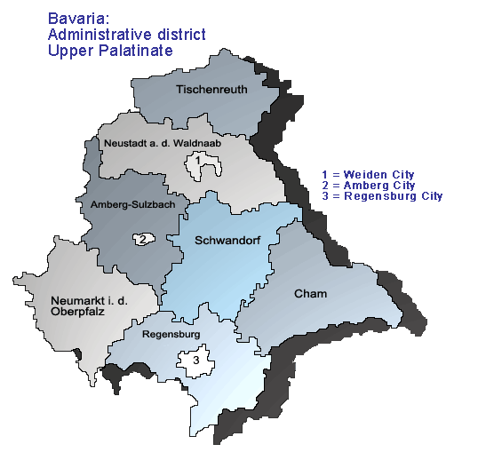 Counties in Upper Palatinate