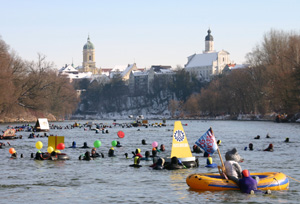 Donauschwimmen in Neuburg an der Donau