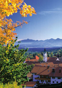 Herbstblick auf Bad Kohlgrub