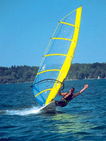 Surfen auf dem Chiemsee