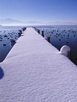 Chiemsee im Winter