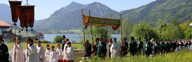 Fronleichnamsprozession am Schliersee