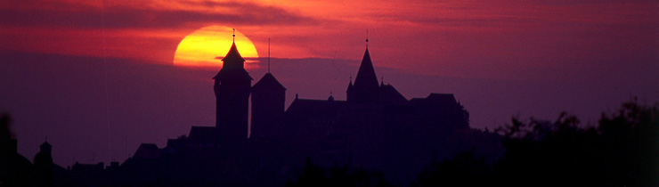 Nürnberg Sonnenuntergang