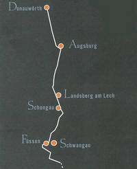 Via Claudia Augusta: Karte Route in Bayern