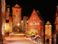Rothenburg ob der Tauber im Winter