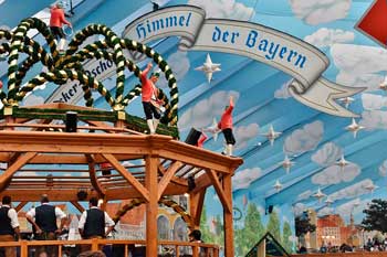 Hacker Pschorr Festzelt auf dem M&uuml;nchner Oktoberfest