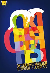 Offizielles Oktoberfestplakat 2015