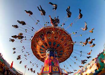 Wellenflug auf der Wiesn